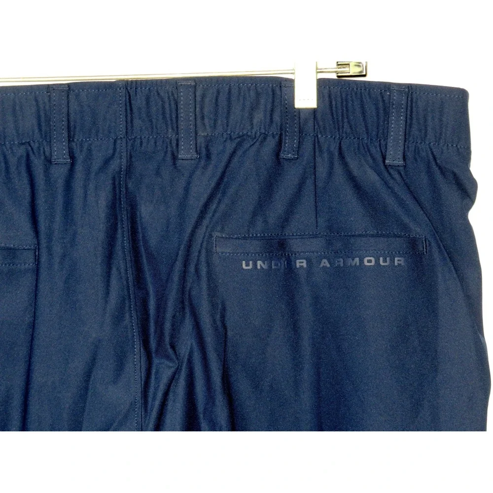 Under Armour Navy Blue 100% Polyester Performance‎ Golf Pants Men's 40 X 30